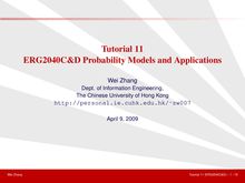 Tutorial 11 ERG2040C&D Probability Models and Applications