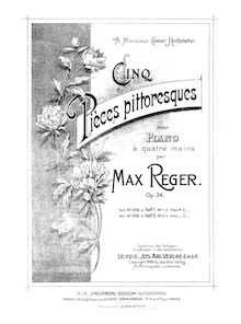 Partition No. 4 - 5, 5 Pièces pittoresques, Op.34, Reger, Max