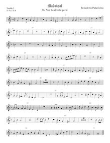 Partition viole de gambe aigue 2, Madrigali a 5 voci, Libro 3, Pallavicino, Benedetto par Benedetto Pallavicino
