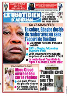 Le Quotidien d’Abidjan n°3028 - du vendredi 12 février  2021