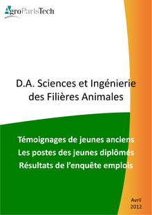 D A Sciences et Ingénierie des Filières Animales