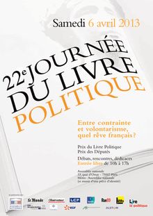 22ème prix du livre politique : Entre contrainte et volontarisme, quel rêve français?