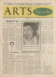 ARTS N° 408 du 24 avril 1953