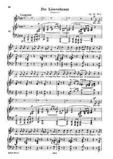Partition Version pour Medium voix, 3 Gesänge, Op.31, 1). G minor 2). E♭ major 3). B♭ major