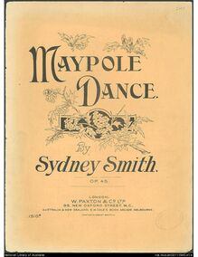 Partition complète, Maypole danse, Premier Mai, a rustic sketch