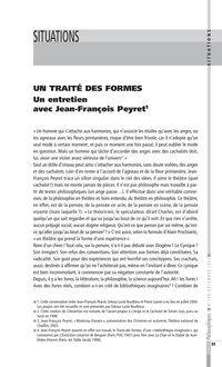 UN TRAITÉ DES FORMES Un entretien avec Jean François Peyret1