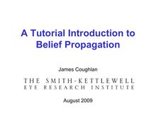 A Tutorial Introduction to Belief Propagation