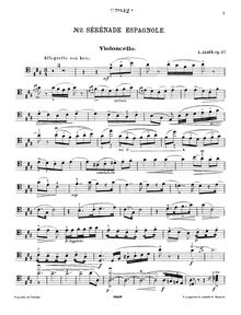 Partition de violoncelle, 5 Morceaux, Aloiz, Vladislav par Vladislav Aloiz