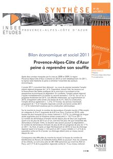 Provence-Alpes-Côte d Azur peine à reprendre son souffle