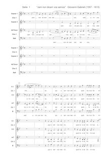 Partition complète, Sacrae symphoniae, Gabrieli, Giovanni par Giovanni Gabrieli