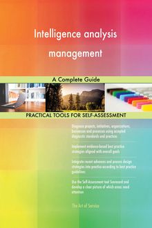 Intelligence analysis management A Complete Guide