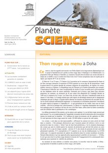Planète science Vol. 8 n° 2 - Planète science, vol. 8, no. 2; A ...