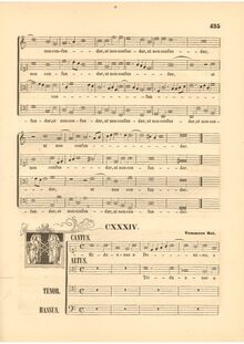 Partition complète (color scan), Triduanas a Domino, D minor