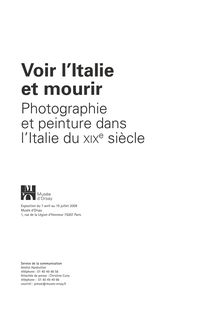 Voir l Italie et mourir - Musée d Orsay: Accueil
