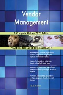 Vendor Management A Complete Guide - 2020 Edition