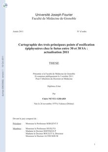 1Université Joseph Fourier Faculté de Médecine de Grenoble