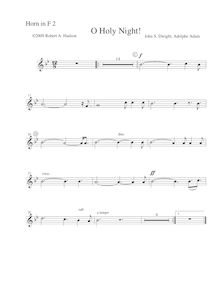 Partition cor 2 (F), Cantique de Noël, Minuit Chrétiens, Adam, Adolphe