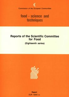 Reports of the Scientific Committee for Food