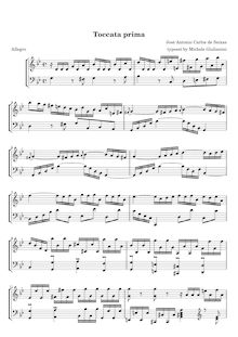 Partition Toccata No.11, Toccatas pour clavecin, Seixas, Carlos