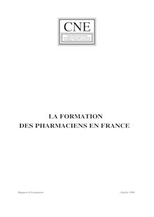 La formation des pharmaciens en France