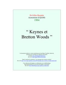  Keynes et Bretton Woods 