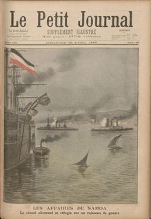 LE PETIT JOURNAL SUPPLEMENT ILLUSTRE  N° 439 du 16 avril 1899