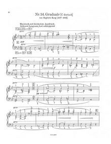 Partition complète, Nr. , Graduale [C dorisch], C minor, Karg-Elert, Sigfrid