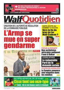 Walf Quotidien n°9000 - du jeudi 24 mars 2022