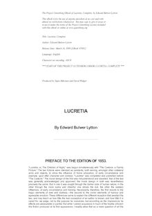 Lucretia — Complete