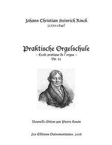 Partition Nos. 1-12, 2-, partie études, Practical orgue School, Rinck, Christian Heinrich