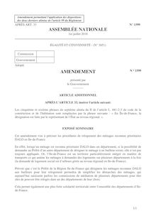 amendement DALO Ile-de-France
