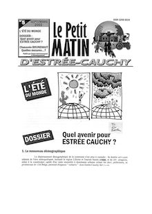 LE PETIT MATIN D ESTREE-CAUCHY N°5 - SEPTEMBRE 2002: QUEL DEVELOPPEMENT RURAL?