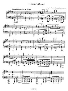 Partition No.2 - Grand Menuet, Prelude et Grand Menuet, Op.61, Backer-Grøndahl, Agathe
