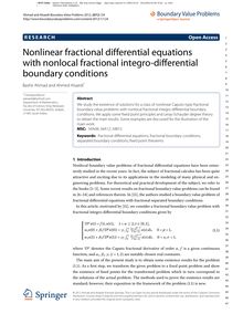 Nonlinear fractional differential equations with nonlocal fractional integro-differential boundary conditions
