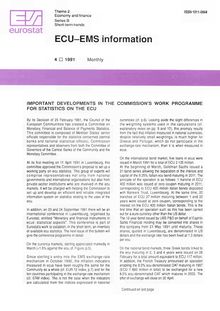 ECU-EMS information. 4 1991 Monthly