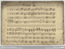 Partition complète, Sinfonia en E-flat major, Sinfonia, E♭ major