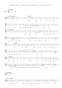 Partition Soprano 1 , partie, Musikalische Exequien, Op.7, SWV 279-281