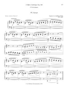 Partition 9, Verset (C major), L’Office Catholique, Op.148, Lefébure-Wély, Louis James Alfred