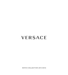 Catalogue Versace : montres collection 2011/2012