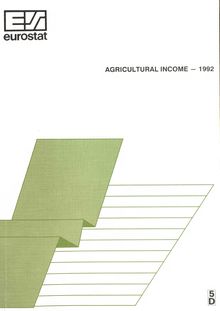 Agricultural income 1992