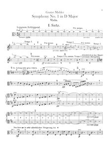 Partition altos, Symphony No.1, Originally titled "Titan"