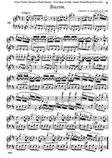 Partition Nos.16-18, Book of 22 pièces pour clavecin et Piano, Collections, Domenico Scarlatti