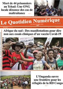 Le Quotidien Numérique d’Afrique n°1470 – Du mardi 07 juillet 2020