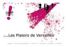...Les Plaisirs de Versailles
