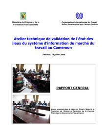 Rapport final Atelier de validation de l'étude état des lieux du  SIMT