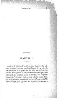 Hamelin, Octave (1856-1907). Aristote. Physique II, traduction et  commentaire. Thèse complémentaire