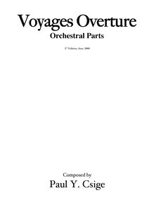 Partition parties complètes, Voyages Overture, Csige, Paul