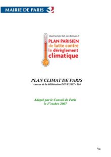 Plan Climat Paris
