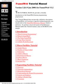 FunnelWeb Tutorial Manual