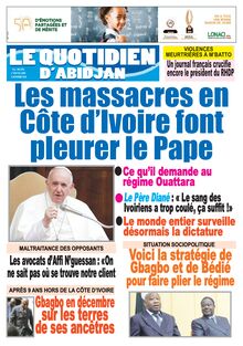 Le Quotidien d’Abidjan n°2969 - du lundi 16 novembre 2020
